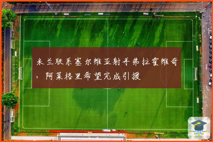 米兰联系塞尔维亚射手弗拉霍维奇，阿莱格里希望完成引援